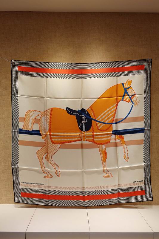 Hermes silk Scarf 90X90cm E022805